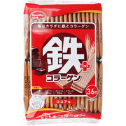 ※ヘルシークラブ 鉄プラスコラーゲンウエハース ココア味 36枚入