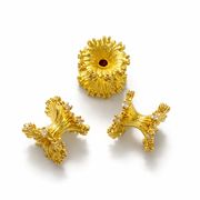 11*13mm スペーサーパーツ ロンデルパーツ ゴールドカラー アクセサリーパーツ