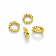8mm スペーサーパーツ ロンデルパーツ ゴールドカラー アクセサリーパーツ