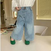 2026春秋新作 韓国風子供服 キッズ服 ベビー服 女の子 ジーンズ 95~130CM