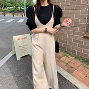 今季マストバイ デザイン おしゃれ  ルーズ   ワイドパンツ   フロアレングス  ウエスト