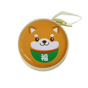 ＜和雑貨・和土産＞ラウンド缶ケース 柴犬　No.303-983