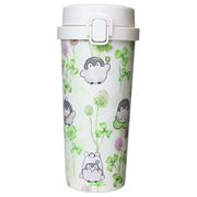 【水筒】コウペンちゃん ステンレスワンプッシュタンブラー480ml シロツメクサ