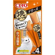 [いなばペットフード] CIAO 焼かつおテリーヌ かつお節味 15g×4本