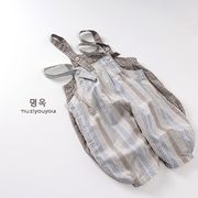 日系スタイル 2026 夏新作 薄手サロペット 日韓風 男女兼用キッズつなぎ服