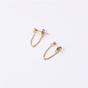 サージカルステンレスピアス　アクセサリー　デザイン　金属アレルギー対応　18kコーティング