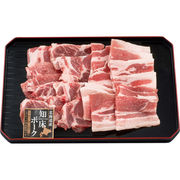 知床ポーク・焼肉用肩ロース・バラ400g 400