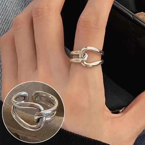 INS大人気 指輪 リング ファッションリング アクセサリー レディース シルバー925 オープンリング 個性