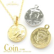 ▼限定半額 9日17時まで▼日本製★L&A made in Japan★2個価格★コインチャーム★HALF DOLLAR★coin