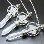 ペンデュラム　水晶　マカバスター入り　振り子　ダウジング　クリスタル