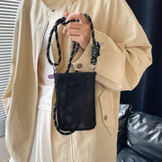 メッシュスマホショルダー レディース アウトドア用 耐摩耗収納バッグ9色