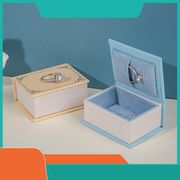 ブック型 リングケース ジュエリーボックス 欧州風 マグネット ギフト ペンダント