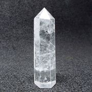 天然石 天然水晶 ポイント 六角柱 クォーツ 原石 置物 《SION 天然石 パワーストーン》