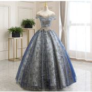 結婚式・司会者用ワンピース・花嫁ウェディングドレス・パーティードレス・披露宴/写真撮影  ロングドレス