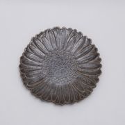 【美濃焼・業務用】ひまわり皿 孔雀 21cm｜スタッキング対応 取り皿