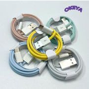 USB-type-C 充電ケーブル 急速充電 60W タイプC 急速充電コード データ転送 1M 5色展開