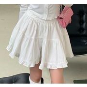 スカート フリル 切り替え 体型カバー 着痩せ sweet系