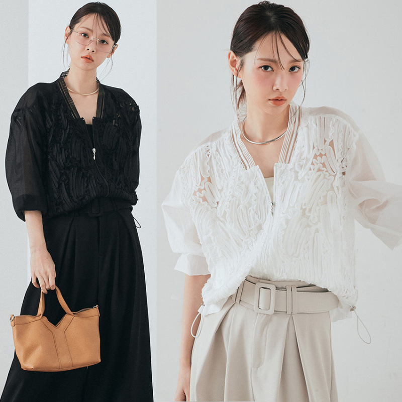秋新作 トップス アウター レディース 野球服 レース クーラー対策 おしゃれ