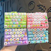 ストレス解消キーボードトイキーホルダー★ミニキーボード★雑貨かわいい オシャレ★4色