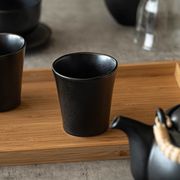 深山 鉄黒茶器 ルオント 湯呑[美濃焼]