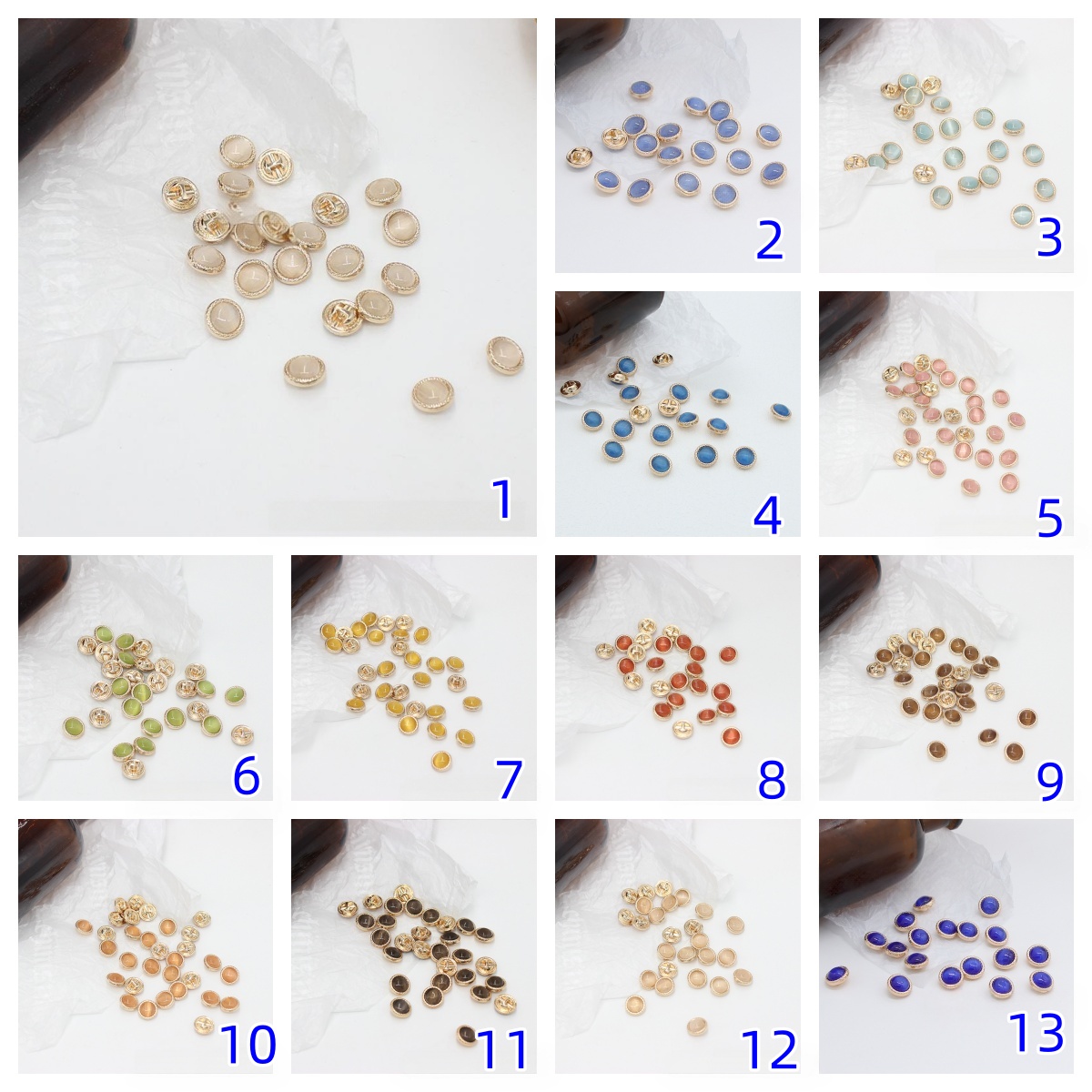 新入荷☆ ボタン 裁縫手芸素材 飾りボタン バッグアクセサリー