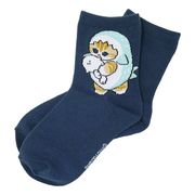 【靴下】mofusand キッズソックス ロークルーサメあざらし柄