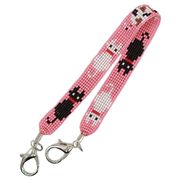 【携帯ストラップ】ねこ ビーズハンドストラップ ネコ PK