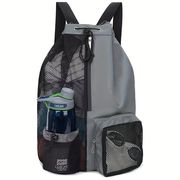 2026 新品 メッシュリュック 濡れ袋付き 水泳・ビーチ・ジム兼用バッグ 多用途収納バッグ