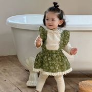 2026秋※JENNY☆ベビー花柄トップス＋フリルサロペットスカート