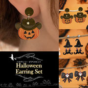 ハロウィンピアスセット