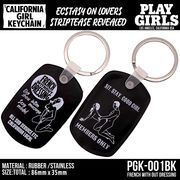 CALIFORNIA GIRL KEYCHAIN　ラバーキーホルダー　アメリカン雑貨　セクシー　キーホルダー