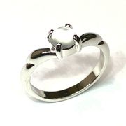 【日本製】ボリューム感あり★SILVER925ムーンストーンリング/SR-3948-MS