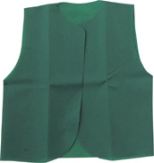 【ATC】衣装ベースベスト幼児～小学校低学年用緑 1930