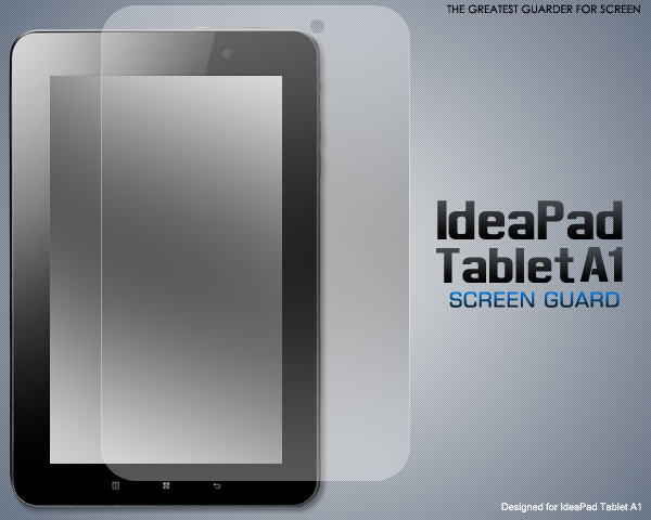 傷、ほこりから守る！　IdeaPad Tablet A1用液晶保護シール