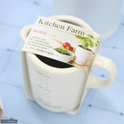 陶器製のカップが可愛い栽培セット！”Kitchen Farm（キッチンファーム）カップ”