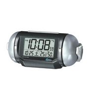 目覚まし時計 スーパーライデン RAIDEN 電波時計 デジタル アラーム 大音量 カレンダー 温度計 湿度計