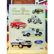 アメリカンブリキ看板 ピックアップ -Ford 80yrs. of Pickups-