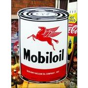 ビッグサイズ看板 Mobil/モービル オイル缶型
