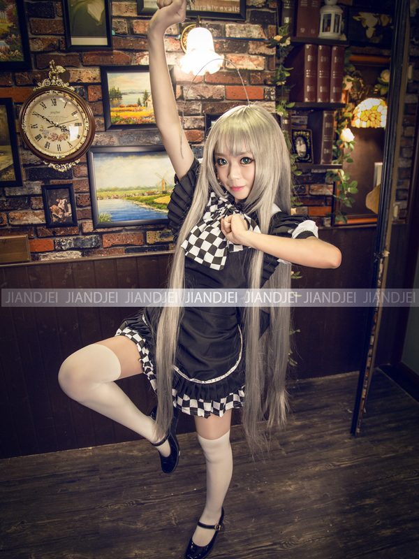 【即納】大きいリボンメイド服 萌えメイド コスチューム コスプレ コスチューム