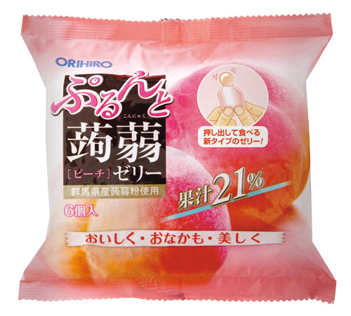 ぷるんと蒟蒻ゼリーTパウチ ピーチ