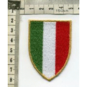 輸入ワッペン　イタリア国旗　盾形