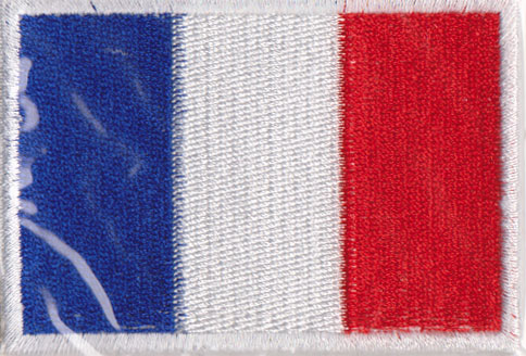 輸入ワッペン　フランス国旗　Mサイズ