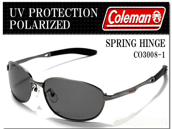 Coleman　コールマン　偏光レンズ スポーツサングラス　UVカット  CO3008