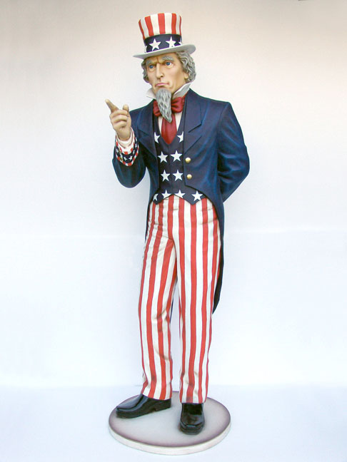 プロモーションドール【UNCLE SAM】アンクルサムの巨大オブジェ
