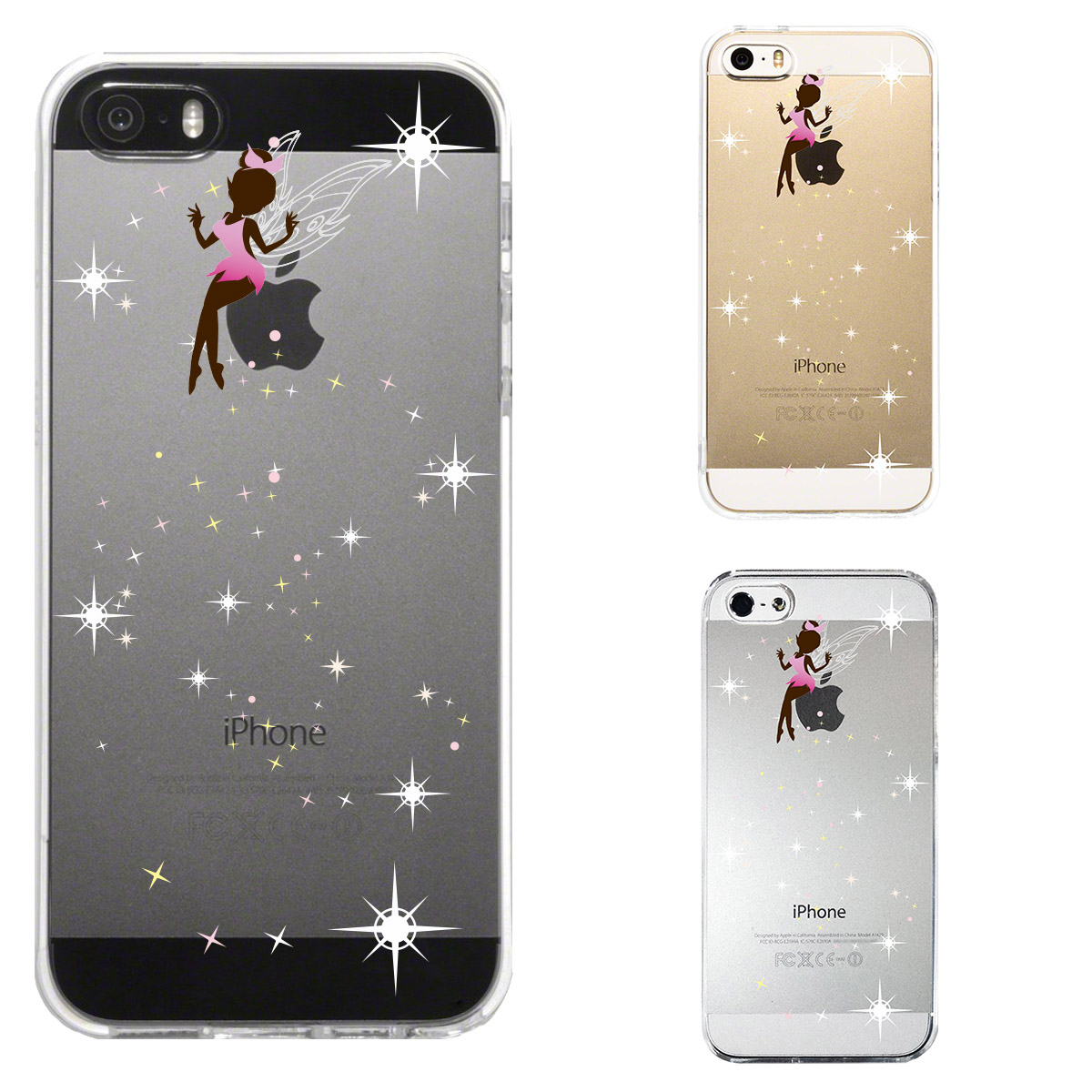 iPhone SE 5S/5 対応 アイフォン ハード クリア ケース カバー ピーターパン 妖精 2