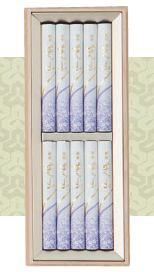【新登場!日本製!お盆&お彼岸&喪中はがきが届いたら贈るご進物用お線香】芝山 桐箱 日本香堂
