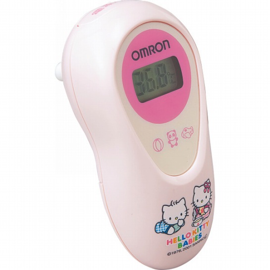 【代引不可】OMRON オムロン　耳式体温計　ハローキティベイビーズ 電化製品
