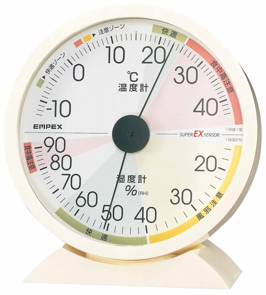 《日本製》【高精度センサ搭載】高精度UD温・湿度計