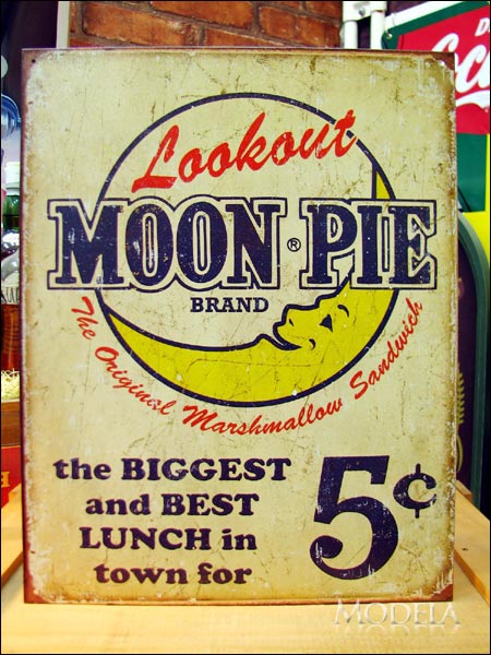 アメリカンブリキ看板 Moon Pie 最高の昼食