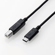 エレコム USB2.0ケーブル 認証品 C-B U2C-CB05NBK 0.5m